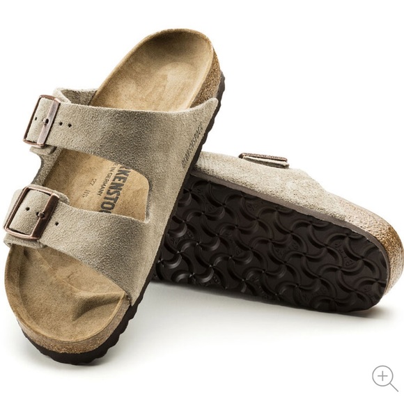 Birkenstock Arizona Taupe Leather Sandal - Picture 5 of 5